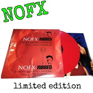 NOFX Ribbed Limited Edition Opaque  Red Vinyl Record Store Day 1990